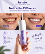 Hismile V34 Colour Corrector Serum | Purple Teeth Whitening Serum for a Brighter Smile
