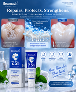 Beamach 7.5% nHAP Hydroxyapatite Toothpaste | Enamel Support, Sensitivity Care & Fresh Breath Daily Formula