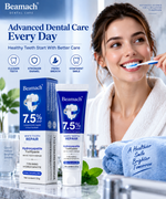 Beamach 7.5% nHAP Hydroxyapatite Toothpaste | Enamel Support, Sensitivity Care & Fresh Breath Daily Formula