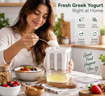 Greek Yogurt Maker | Yogurt Strainer Container for Fresh Homemade Protein-Rich Yogurt